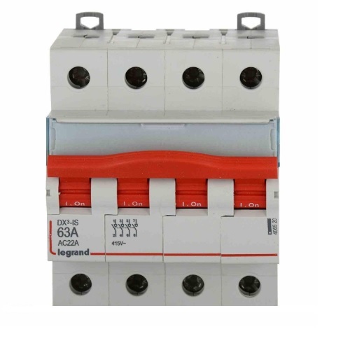 Legrand DX3 4P RCBOs 415 V, A Type, 32A, 4112 37